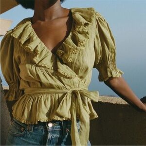 Doen Thames Top in Verbena size M